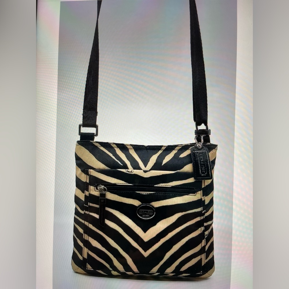 COACH ZEBRA PRINT CROSSBODY